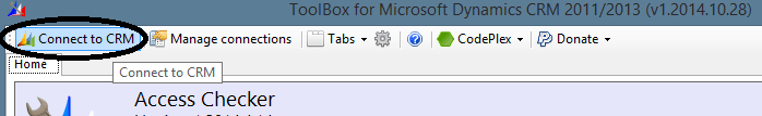 Click Connect to your organization